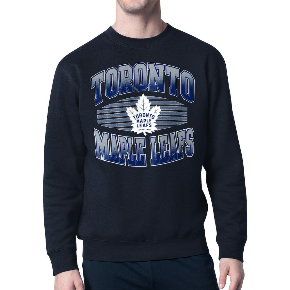Toronto Maple Leafs Starter Team Grit Graphic Fleece Pullover Sweatshirt - Navy - NHL 203448453