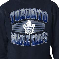 Toronto Maple Leafs Starter Team Grit Graphic Fleece Pullover Sweatshirt - Navy - NHL 203448453
