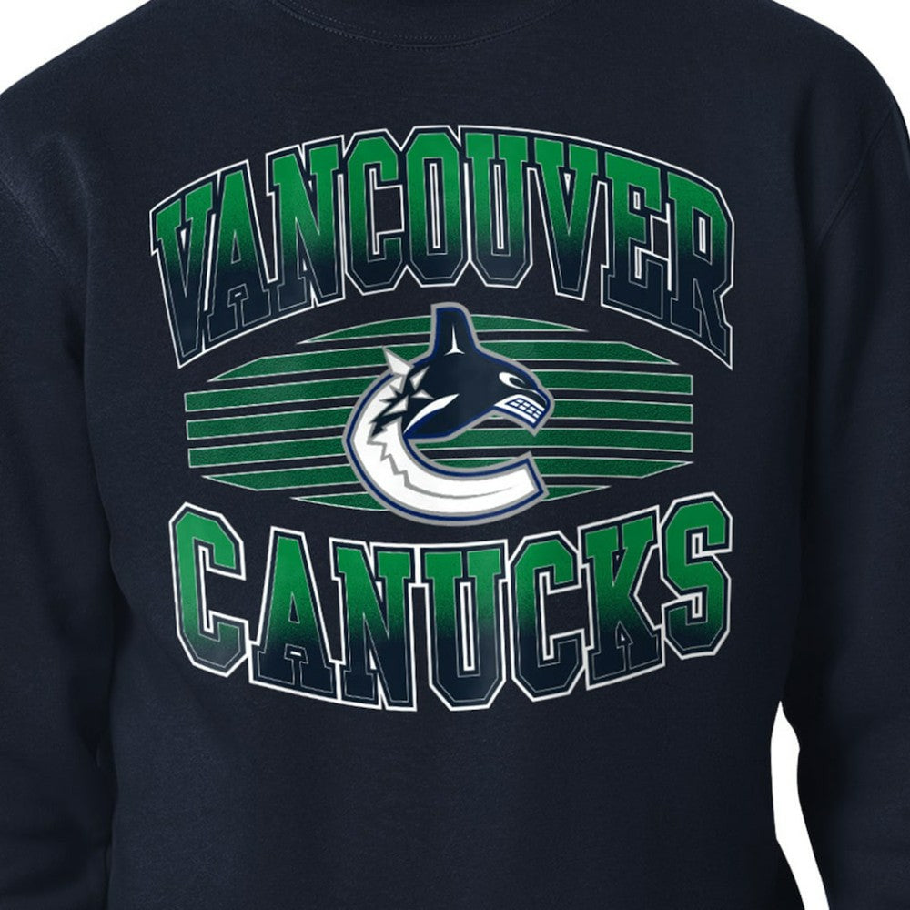 Vancouver Canucks Starter Team Grit Graphic Fleece Pullover Sweatshirt - Navy - NHL 203448454
