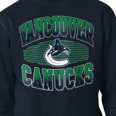 Vancouver Canucks Starter Team Grit Graphic Fleece Pullover Sweatshirt - Navy - NHL 203448454