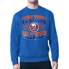 New York Islanders Starter Team Grit Graphic Fleece Pullover Sweatshirt - Royal - NHL 203448458