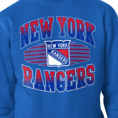 New York Rangers Starter Team Grit Graphic Fleece Pullover Sweatshirt - Blue - NHL 203448459