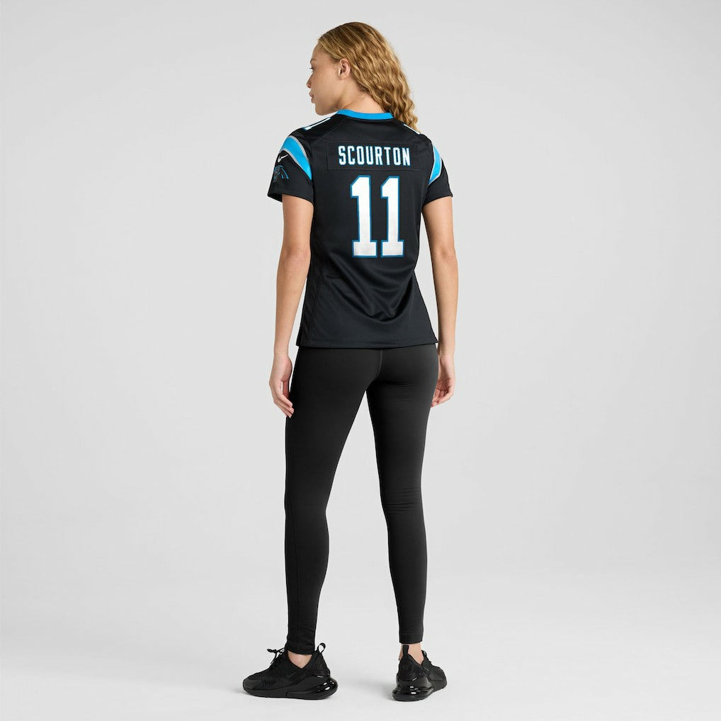 Nike Nic Scourton Carolina Panthers Women's Team Game Jersey Black