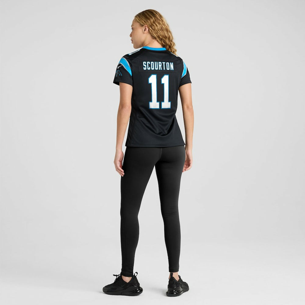 Nike Nic Scourton Carolina Panthers Women's Team Game Jersey Black