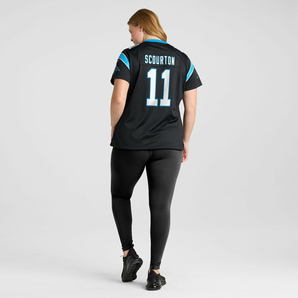Nike Nic Scourton Carolina Panthers Women's Team Game Jersey Black