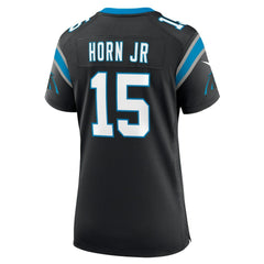 Nike Jimmy Horn Jr Carolina Panthers Women's Team Game Jersey Black
