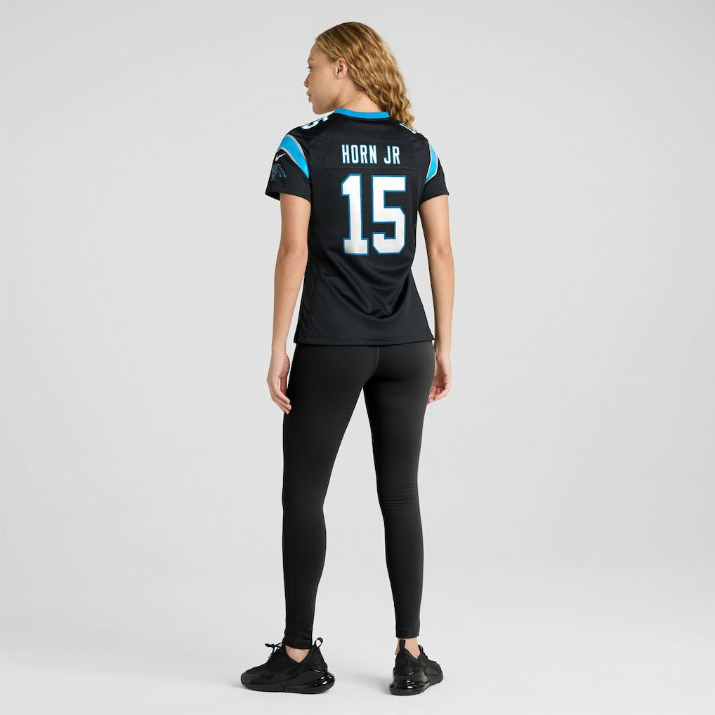 Nike Jimmy Horn Jr Carolina Panthers Women's Team Game Jersey Black