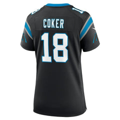 Nike Jalen Coker Carolina Panthers Women's Team Game Jersey Black