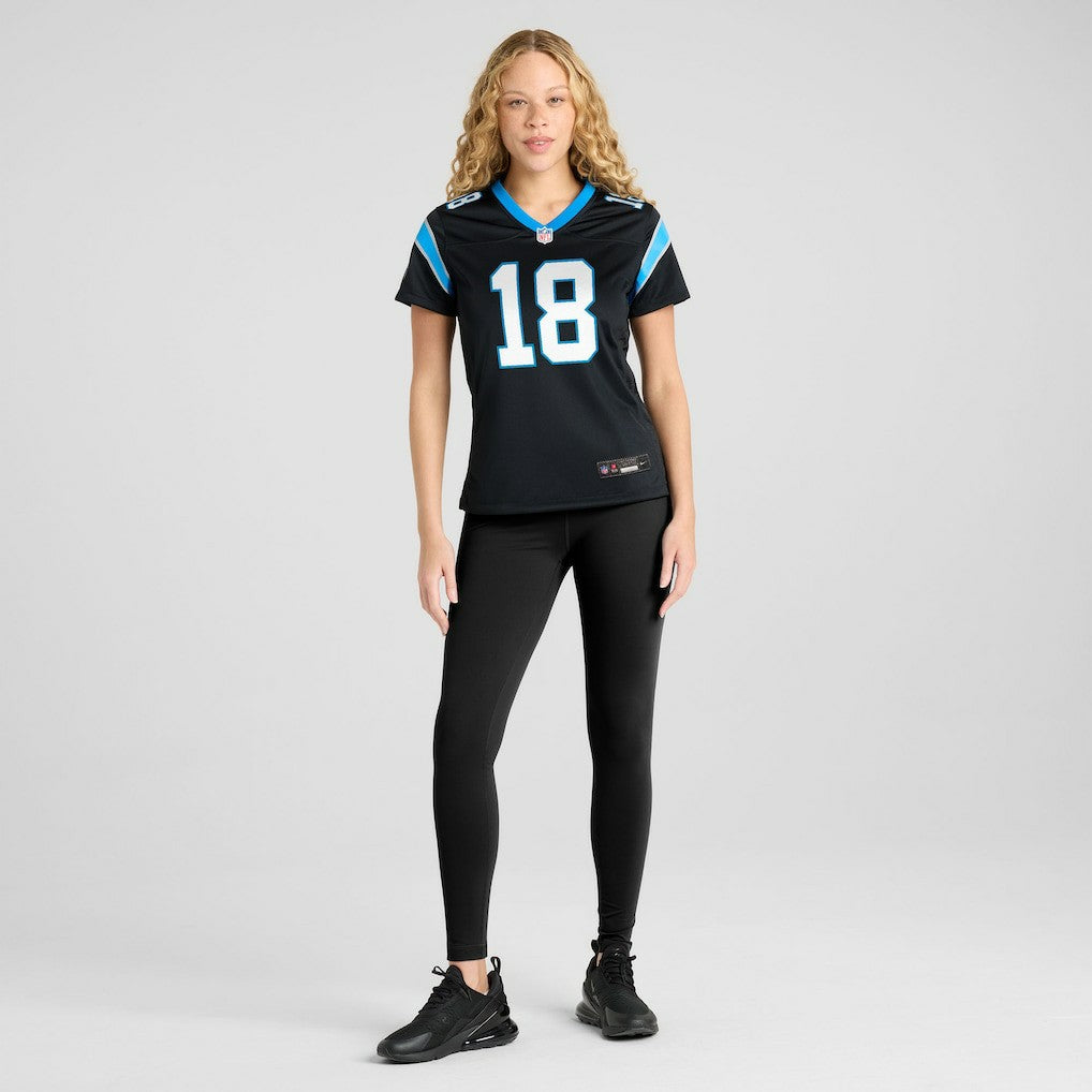 Nike Jalen Coker Carolina Panthers Women's Team Game Jersey Black