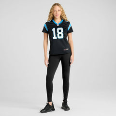 Nike Jalen Coker Carolina Panthers Women's Team Game Jersey Black