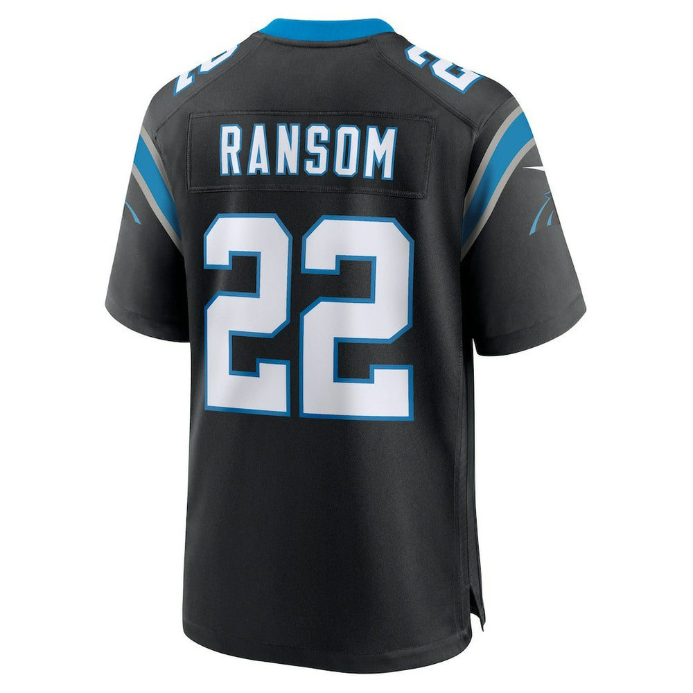 Nike Lathan Ransom Carolina Panthers Team Game Jersey Black