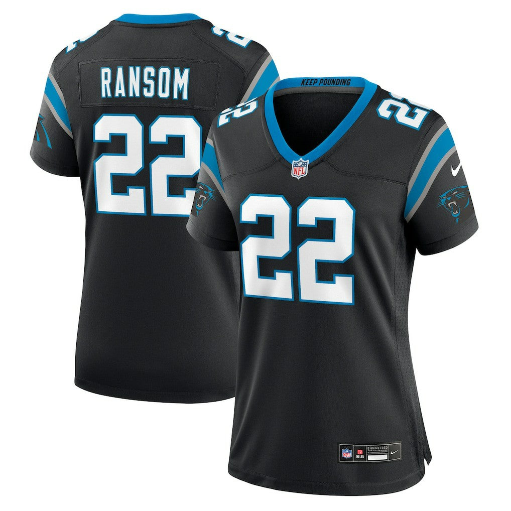 Nike Lathan Ransom Carolina Panthers Women's Team Game Jersey Black