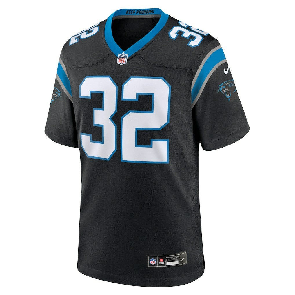 Nike Trevin Wallace Carolina Panthers Team Game Jersey Black