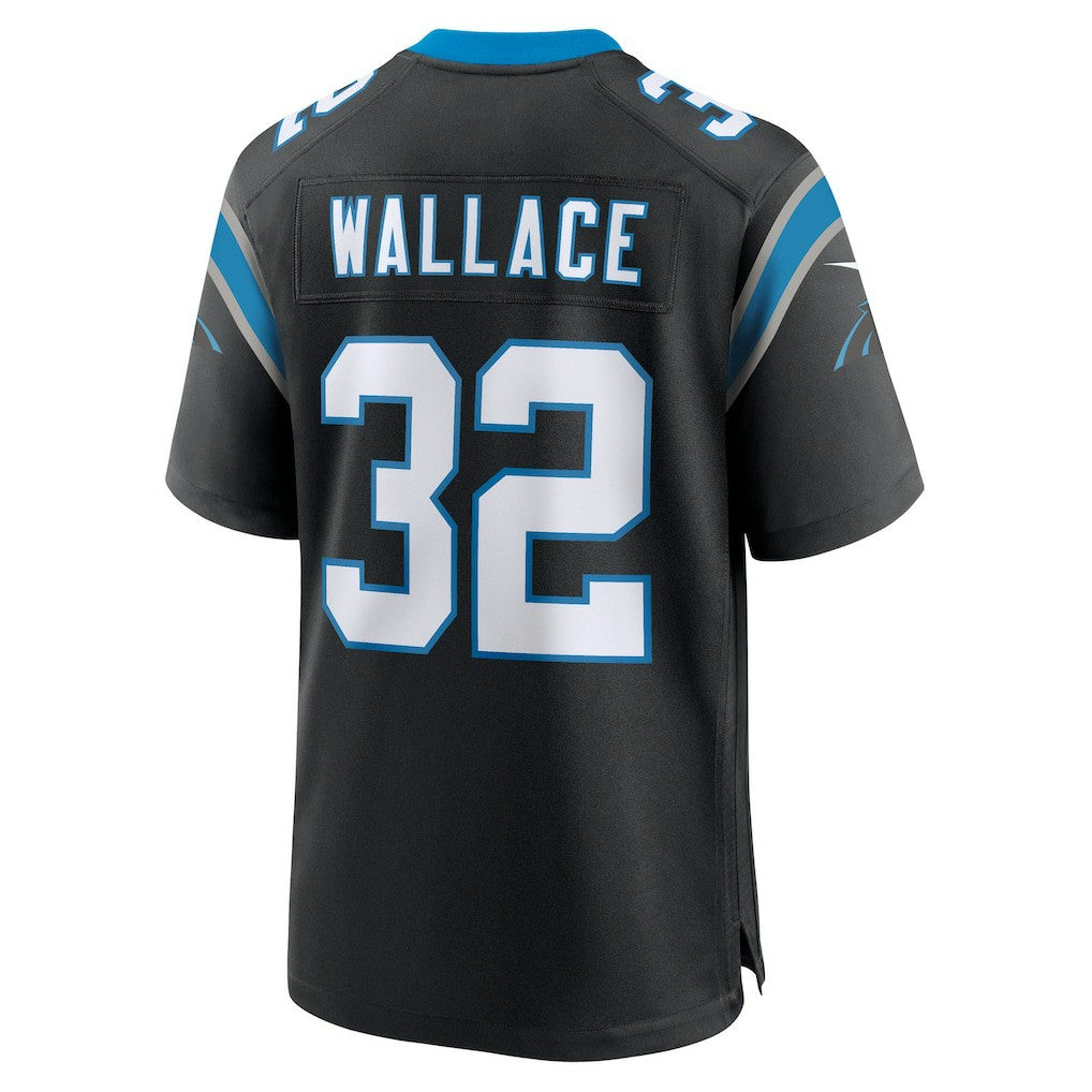 Nike Trevin Wallace Carolina Panthers Team Game Jersey Black