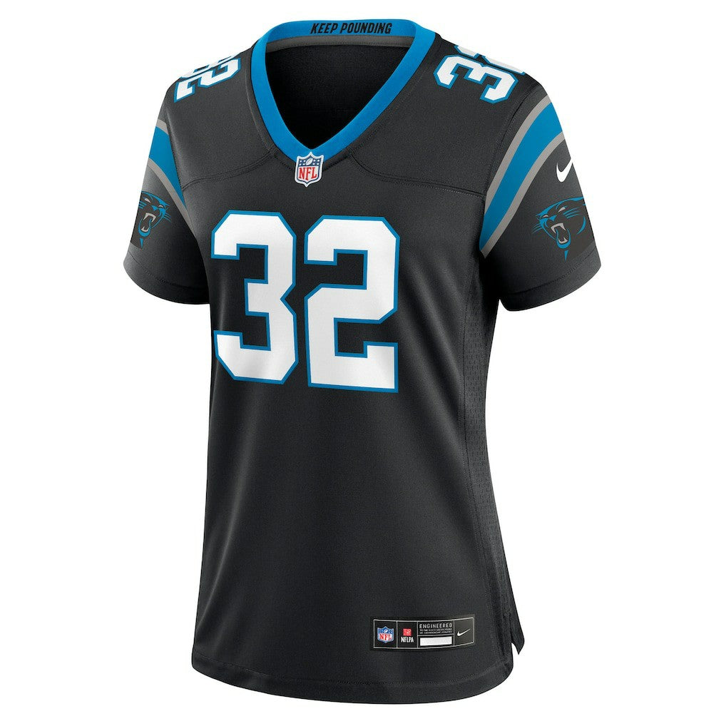 Nike Trevin Wallace Carolina Panthers Women's Team Game Jersey Black