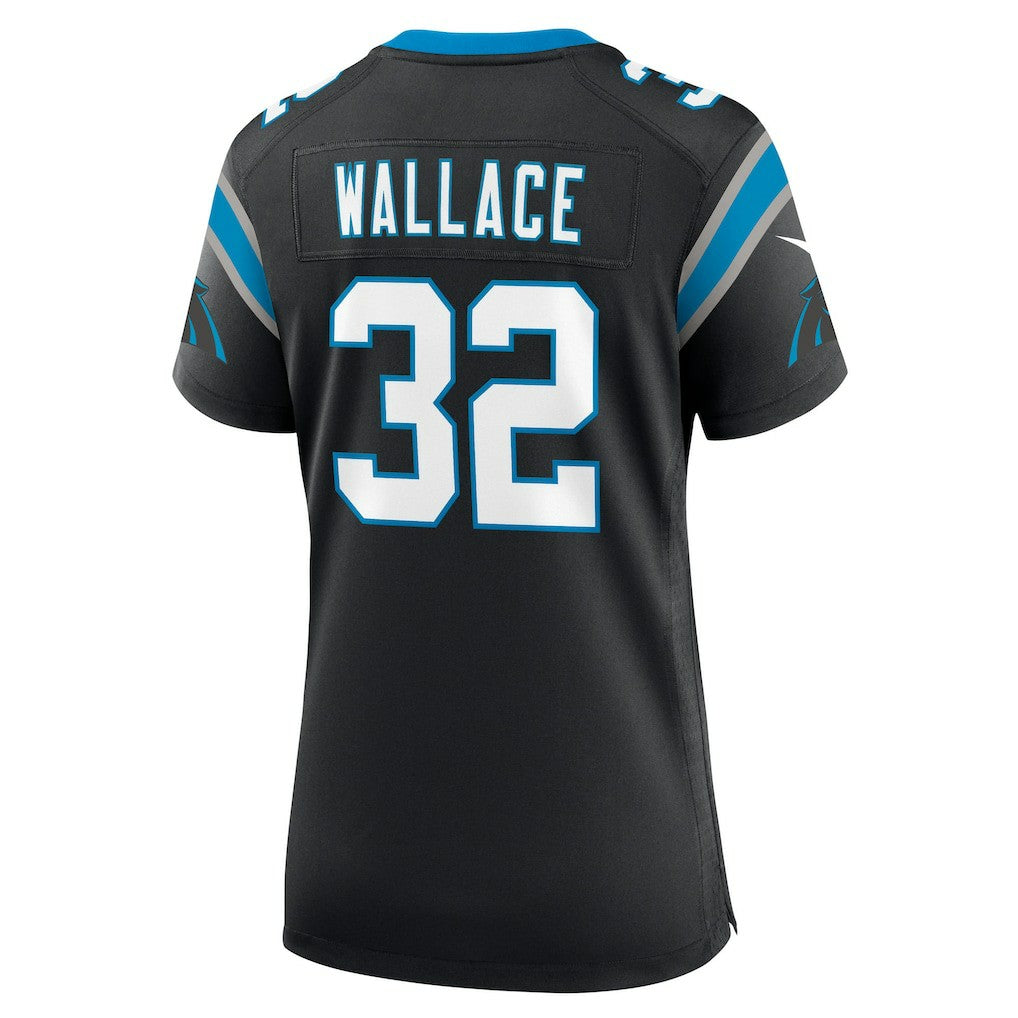 Nike Trevin Wallace Carolina Panthers Women's Team Game Jersey Black