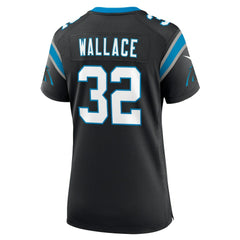 Nike Trevin Wallace Carolina Panthers Women's Team Game Jersey Black