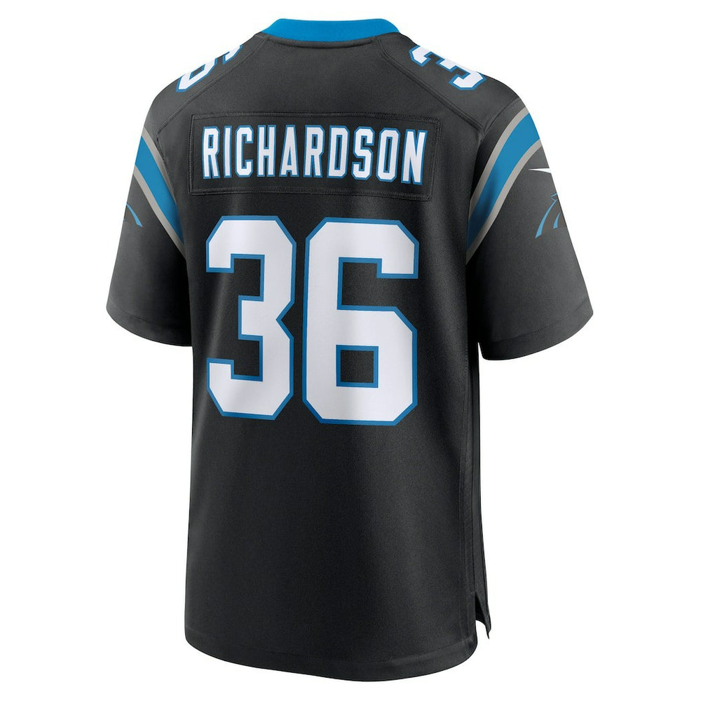 Nike Demani Richardson Carolina Panthers Team Game Jersey Black