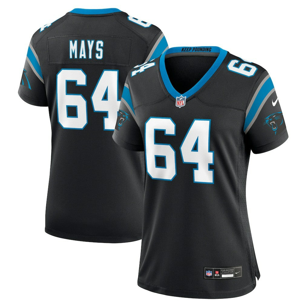 Nike Cade Mays Carolina Panthers Women's Team Game Jersey Black