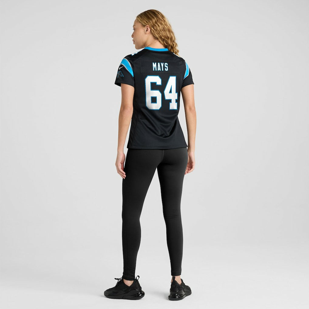 Nike Cade Mays Carolina Panthers Women's Team Game Jersey Black