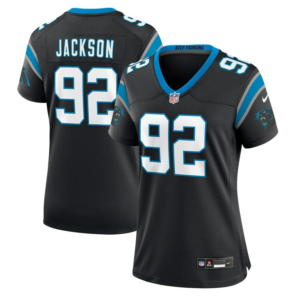 Nike Cam Jackson Carolina Panthers Women's Team Game Jersey Black