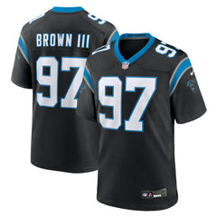 Nike Bobby Brown III Carolina Panthers Team Game Jersey Black