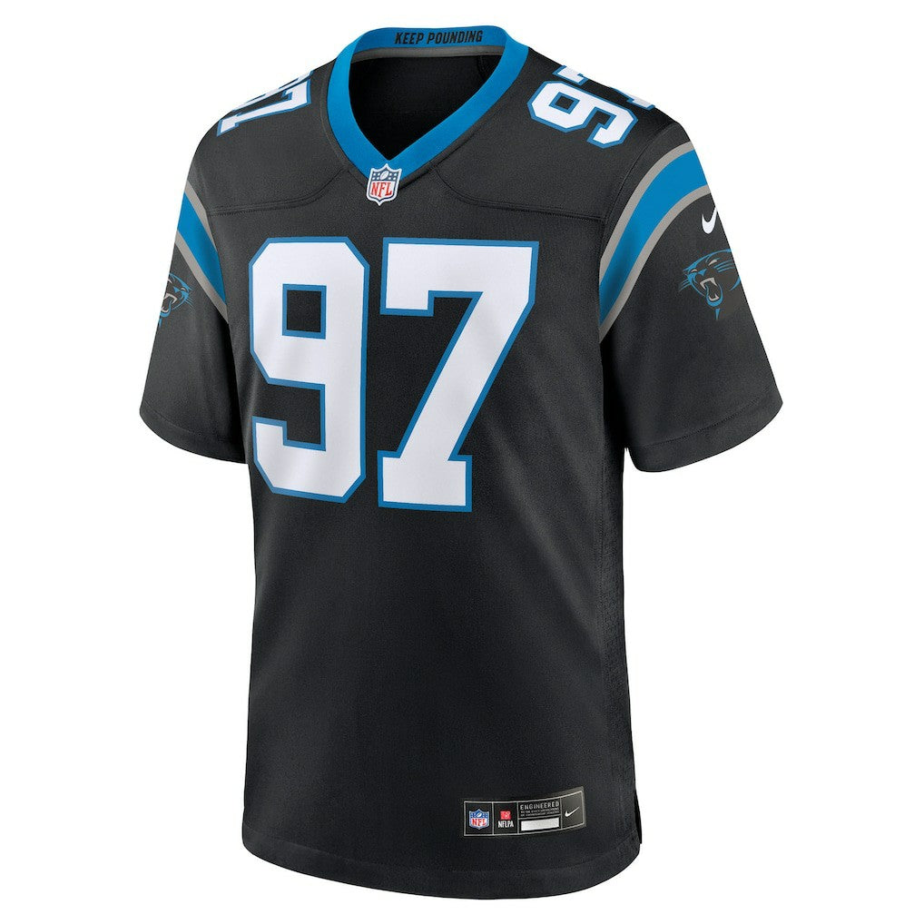 Nike Bobby Brown III Carolina Panthers Team Game Jersey Black