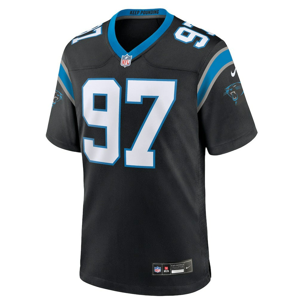 Nike Bobby Brown III Carolina Panthers Team Game Jersey Black