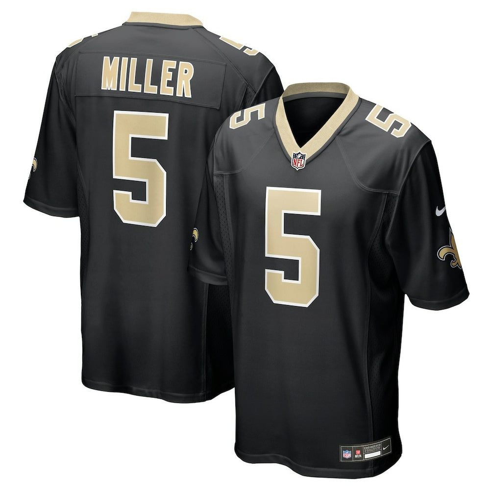 Nike Kendre Miller New Orleans Saints Team Game Jersey Black