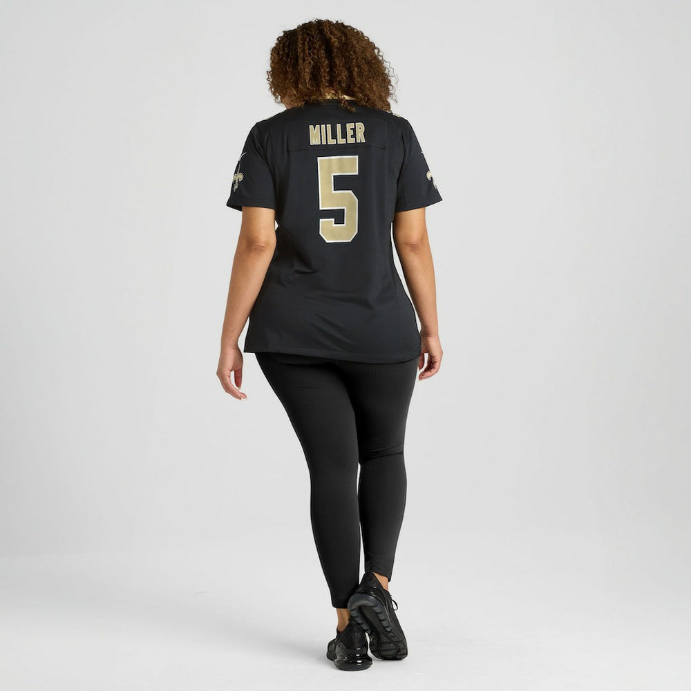 Nike Kendre Miller New Orleans Saints Women's Team Game Jersey Black