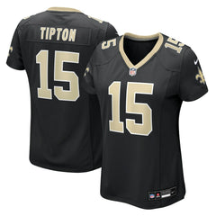 Nike Mason Tipton New Orleans Saints Women's Team Game Jersey Black