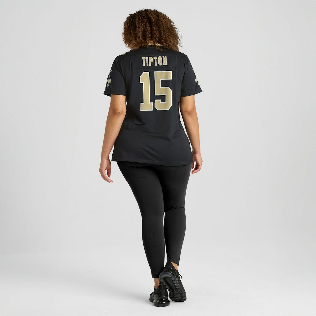Nike Mason Tipton New Orleans Saints Women's Team Game Jersey Black