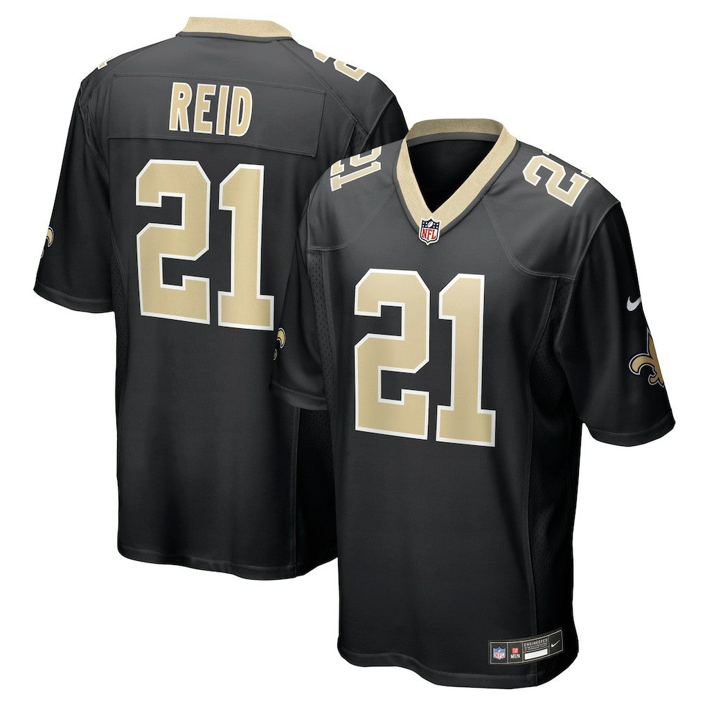 Nike Justin Reid New Orleans Saints Team Game Jersey Black