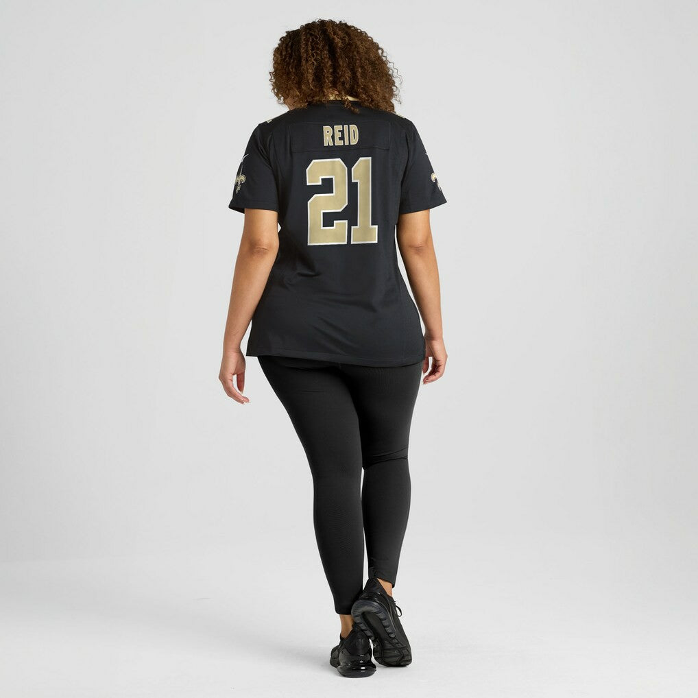 Nike Justin Reid New Orleans Saints Women's Team Game Jersey Black