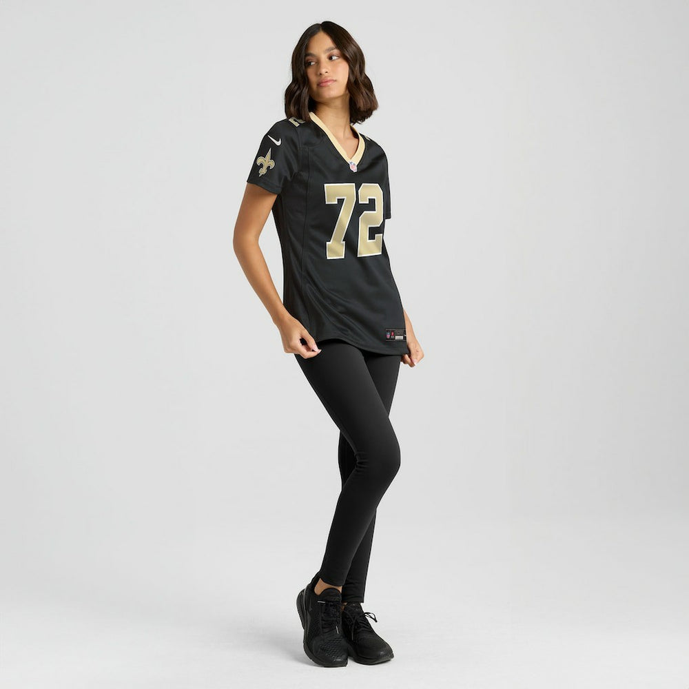 Nike Asim Richards New Orleans Saints Women's Team Game Jersey Black