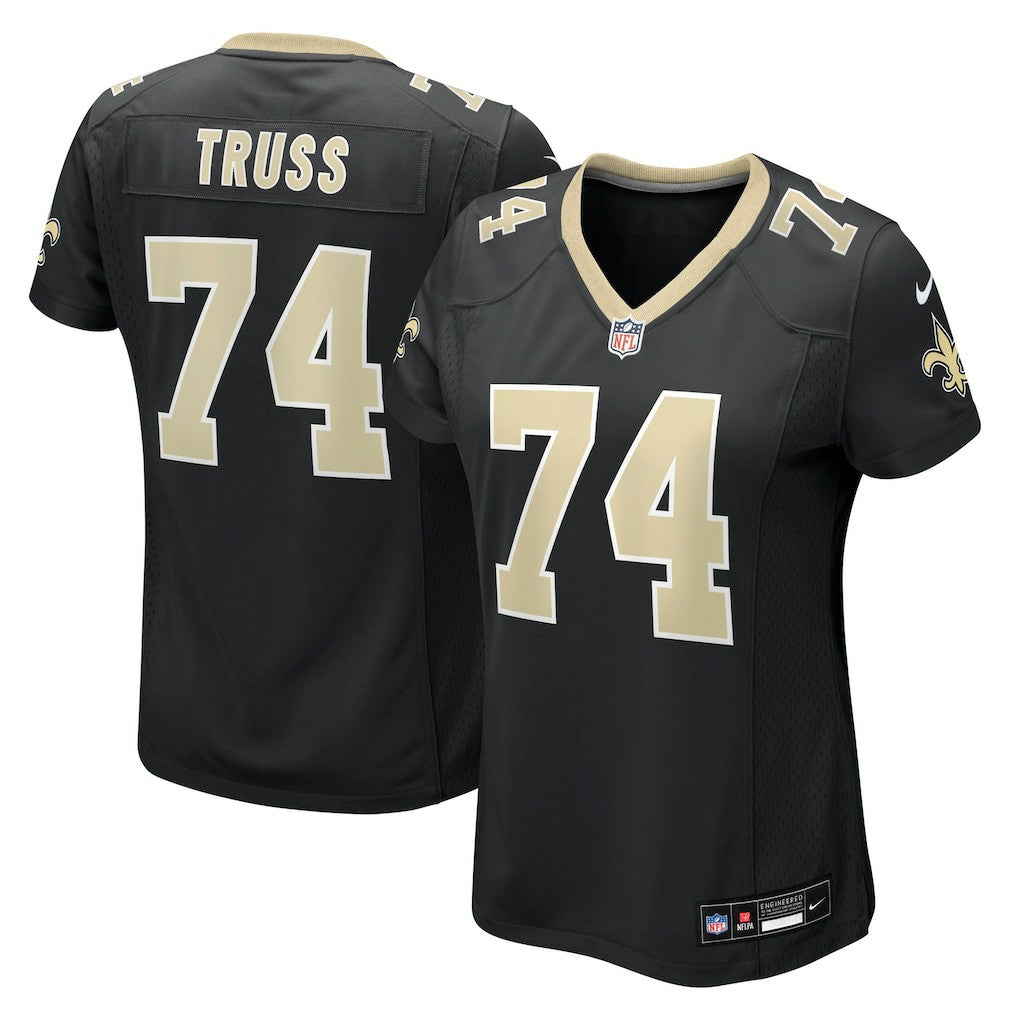 Nike Xavier Truss New Orleans Saints Women's Team Game Jersey Black