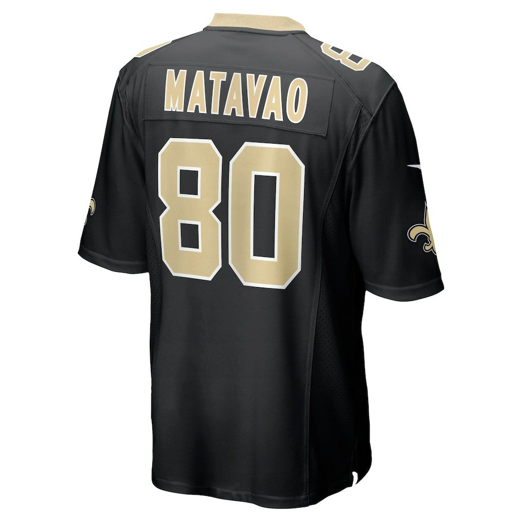 Nike Moliki Matavao New Orleans Saints Team Game Jersey Black