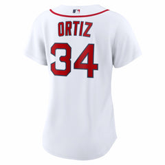 David Ortiz Boston Red Sox Nike Women's Home Replica Player Jersey - White - Nike Lifestyle