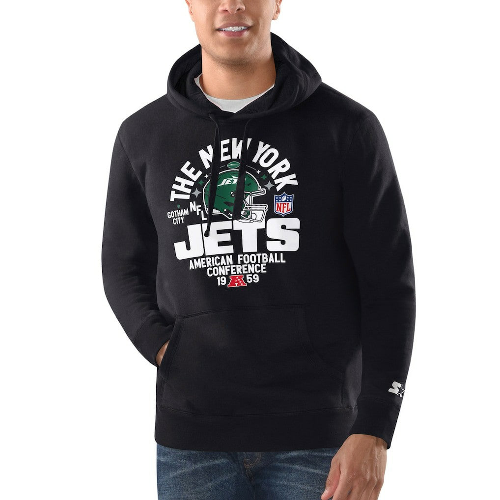 New York Jets Starter Gotham City Hoodie Black