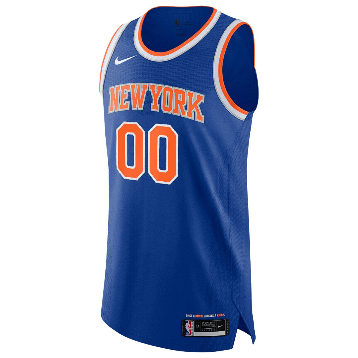 New York Knicks Authentic Custom Jersey Icon Edition Blue | Nike outlet