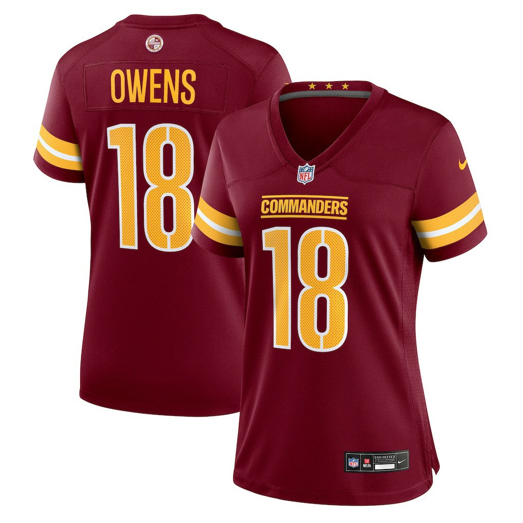 Nike Tyler Owens Washington Commanders Women's Team Game Jersey Burgundy