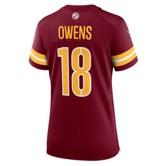 Nike Tyler Owens Washington Commanders Women's Team Game Jersey Burgundy
