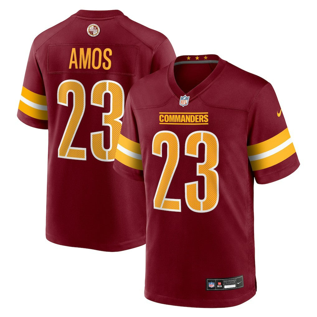 Nike Trey Amos Washington Commanders Team Game Jersey Burgundy