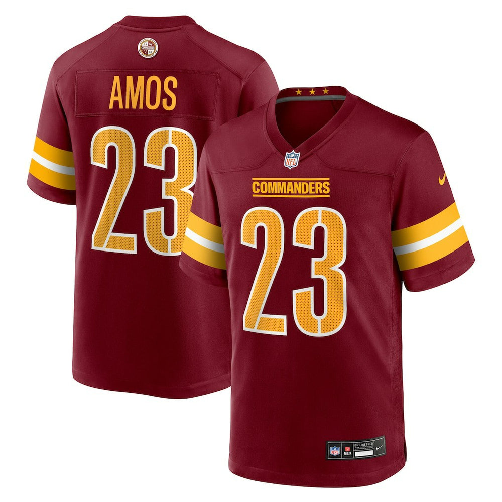 Nike Trey Amos Washington Commanders Team Game Jersey Burgundy