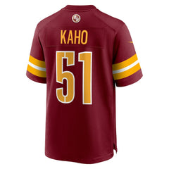 Nike Ale Kaho Washington Commanders Team Game Jersey Burgundy