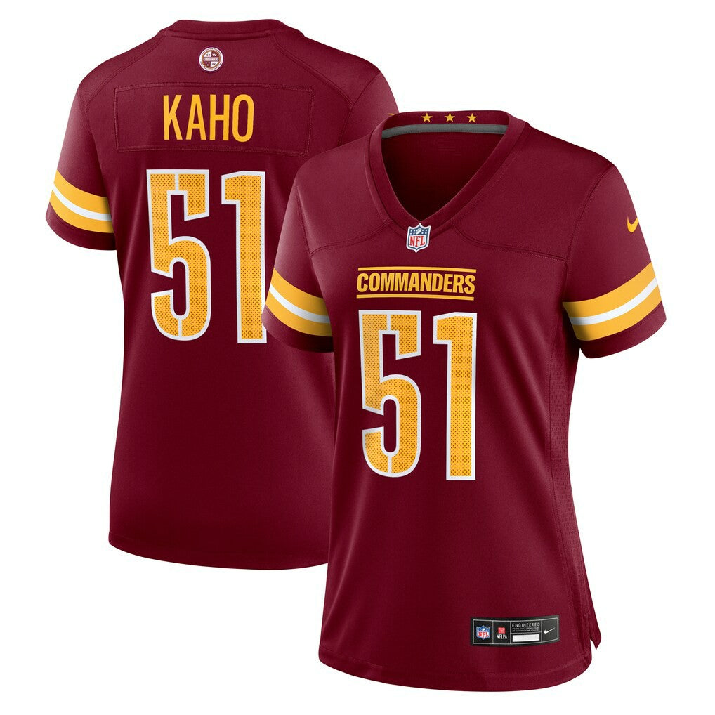 Nike Ale Kaho Washington Commanders Women's Team Game Jersey Burgundy