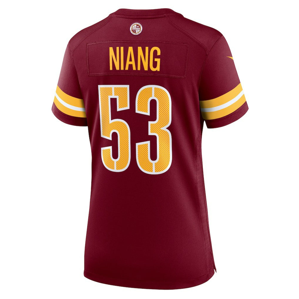 Nike Lucas Niang Washington Commanders Women's Team Game Jersey Burgundy