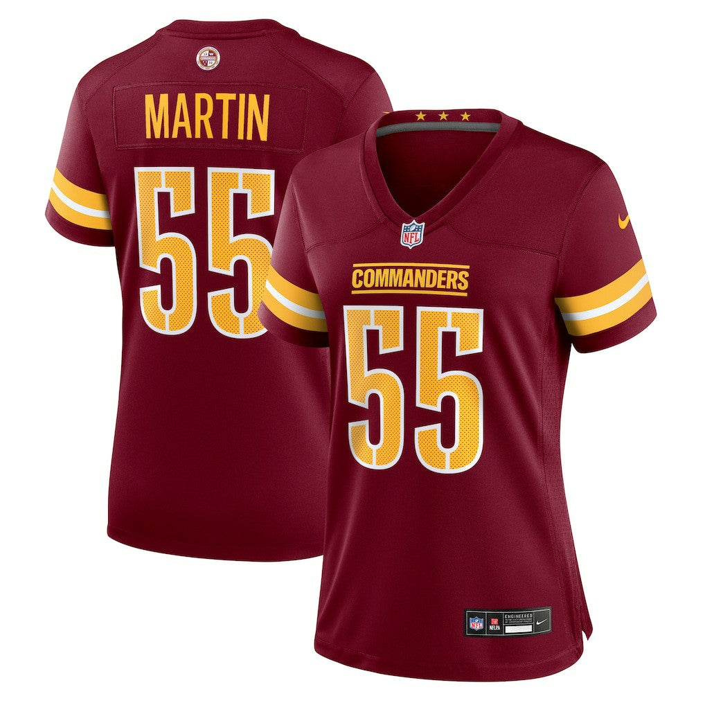 Nike Jacob Martin Washington Commanders Women's Team Game Jersey Burgundy