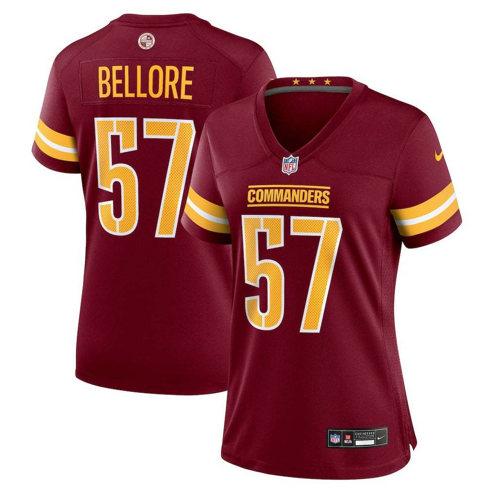 Nike Nick Bellore Washington Commanders Women's Team Game Jersey Burgundy
