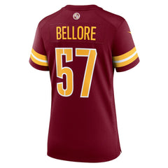 Nike Nick Bellore Washington Commanders Women's Team Game Jersey Burgundy